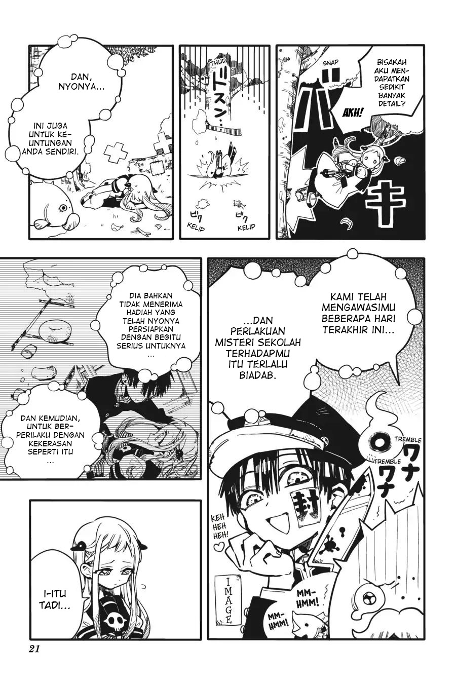 Jibaku Shounen Hanako-kun Chapter 16 Gambar 19